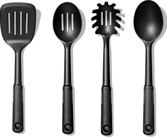 OXO Good Grips 4-Piece Nylon Tool Set, 2.3, Black