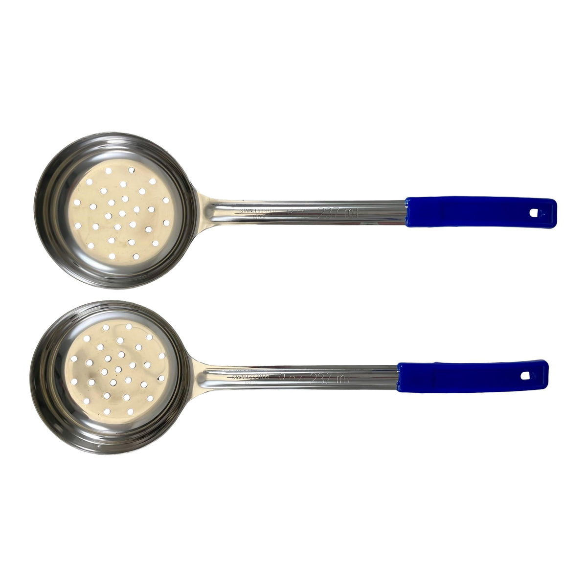 4 oz Slotted Stainless Steel Portion Control Ladle Spoodle - [Pack of 2]