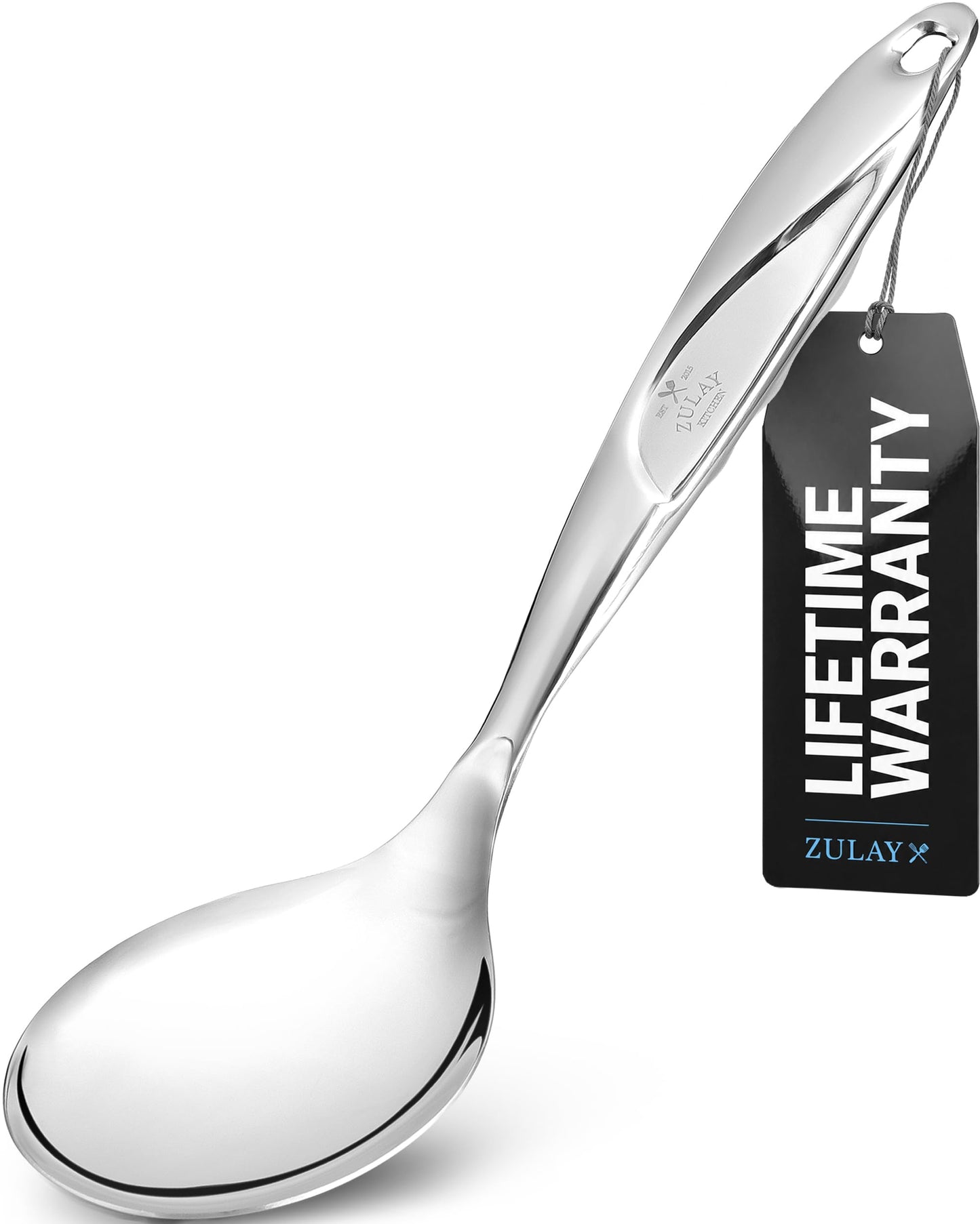 Zulay Kitchen Stainless Steel Slotted Spoon