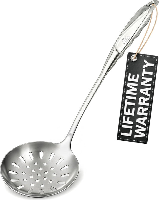 Zulay Kitchen Stainless Steel Slotted Spoon