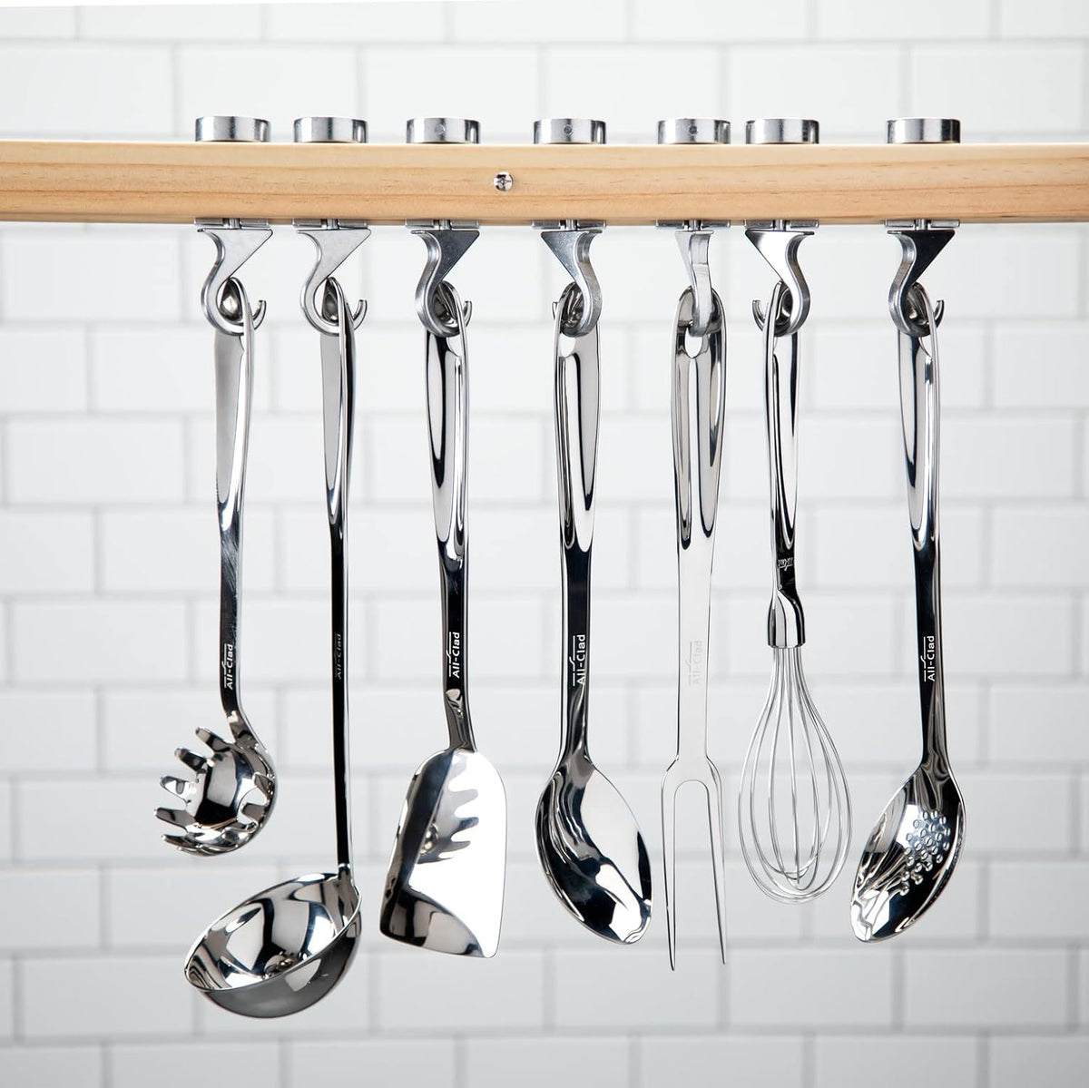 All-Clad Stainless Steel 9.5-inch Slotted Spoon, Kitchen Tools