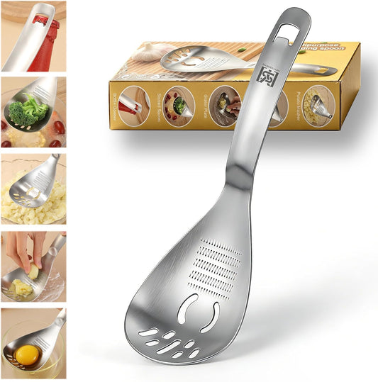 5 in 1 Multifunction Cooking Spoon,304 Stainless Steel Egg Slotted spoon