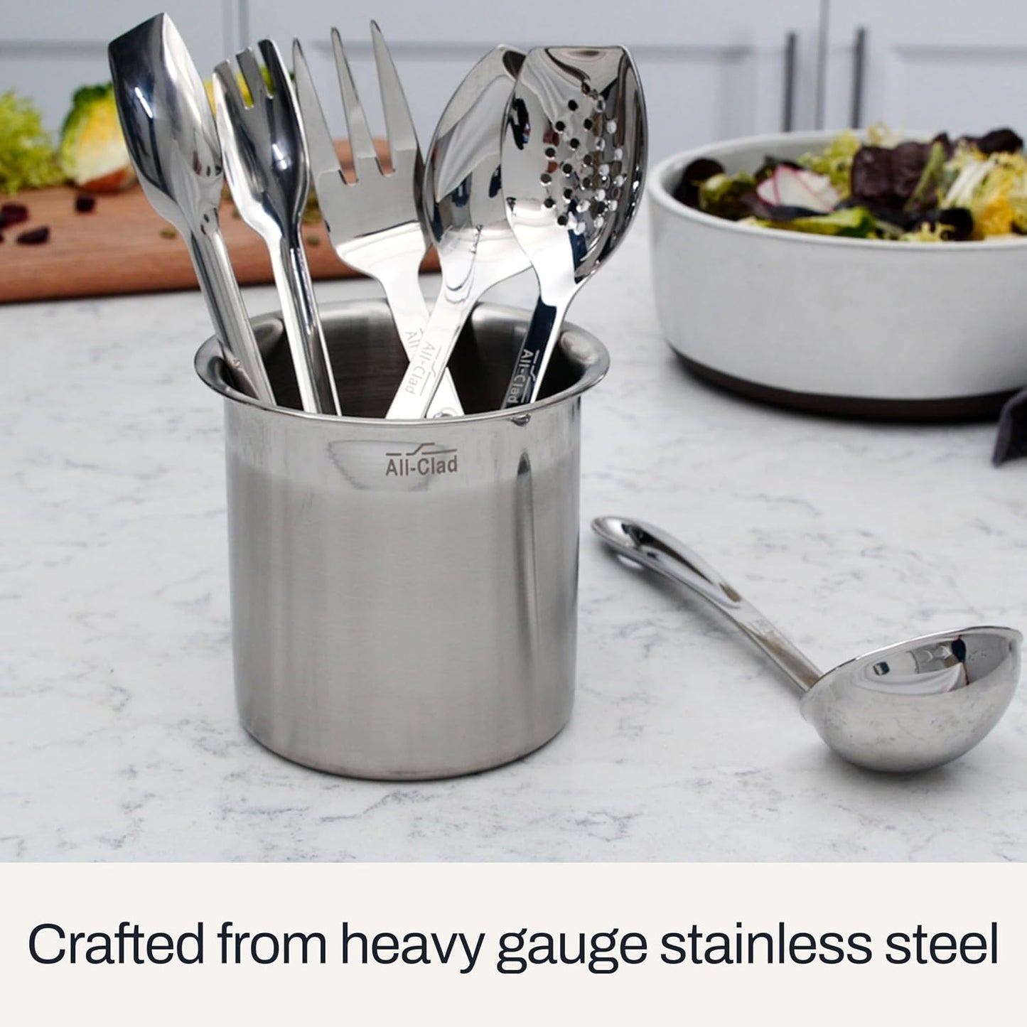 All-Clad Stainless Steel 9.5-inch Ladle, Kitchen Tools