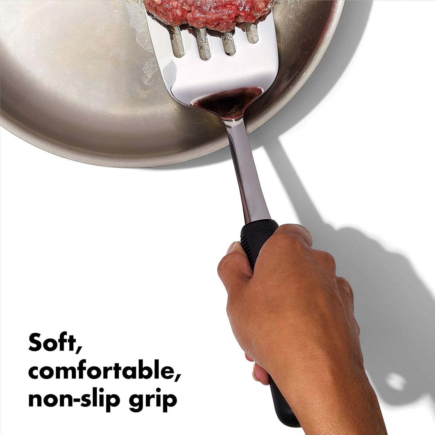 OXO Good Grips Stainless Steel Turner, Cooking Spatula, Heat Resistant